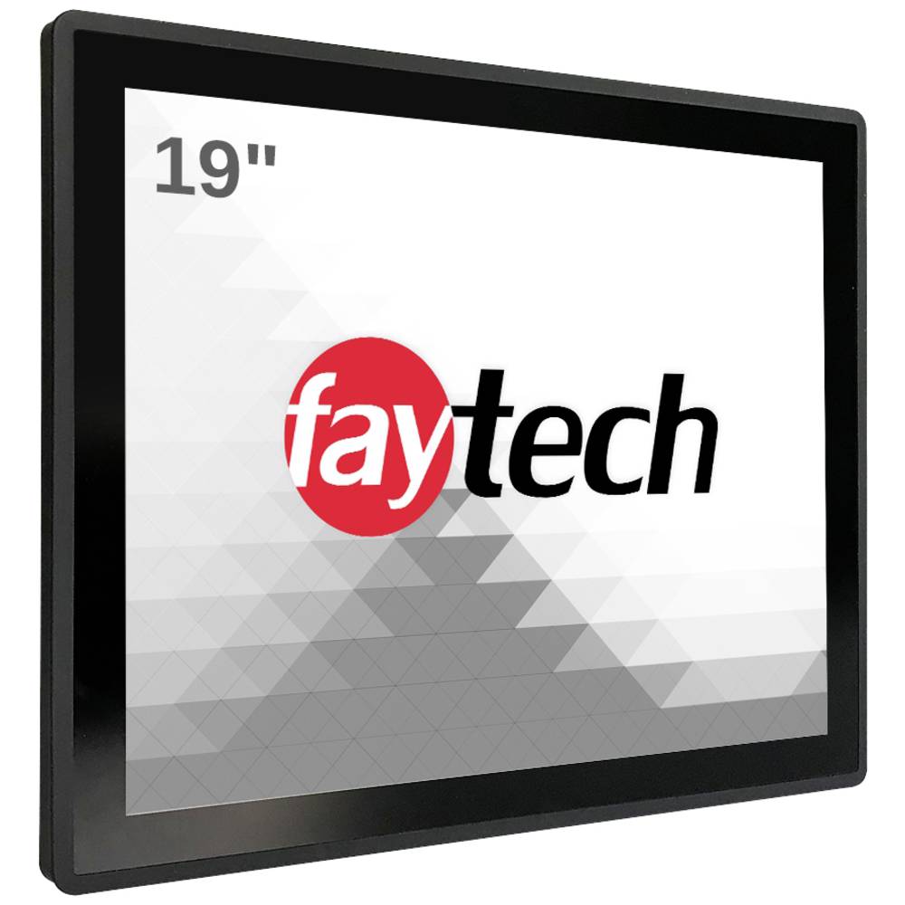 Image of Faytech 1010502313 Touchscreen EEC: F (A - G) 483 cm (19 inch) 1280 x 1024 p 5:4 35 ms HDMIâ¢ DisplayPort VGA